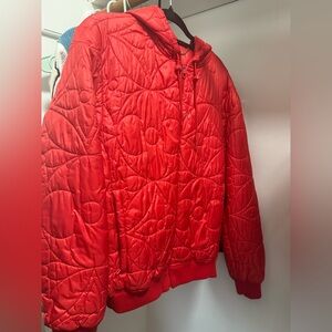Louis Vuitton LVSE red flower Quilted Jacket